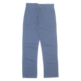 KANGOL Chino Mens Trousers Blue Regular Tapered W26 L26
