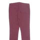 CALVIN KLEIN Womens Trousers Pink Regular Tapered W27 L28