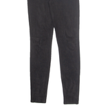 7 FOR ALL MANKIND Womens Corduroy Trousers Black Slim Tapered W28 L30