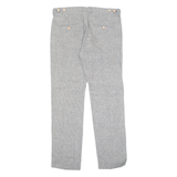 REISS Chino Womens Trousers Grey Regular Straight W34 L32