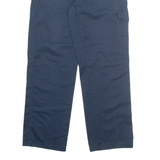 DICKIES Cargo Womens Trousers Blue Regular Straight W32 L30