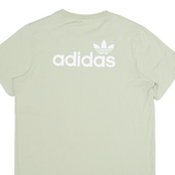 ADIDAS Womens T-Shirt Green UK 12