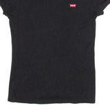LEVI'S Womens T-Shirt Black S
