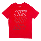 NIKE Mens T-Shirt Red M