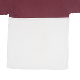 VANS Mens T-Shirt Maroon S