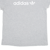 ADIDAS Womens T-Shirt Grey UK 6