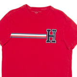 TOMMY HILFIGER Mens T-Shirt Red S