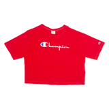 CHAMPION Crop Womens T-Shirt Red S