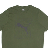 PUMA Mens T-Shirt Green L