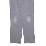 CARHARTT Workwear Mens Trousers Grey Relaxed Straight W34 L31