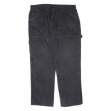 DICKIES Carpenter Double-knee Workwear Womens Trousers Black Straight W40 L29