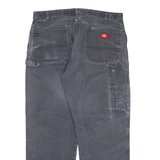DICKIES Carpenter Workwear Mens Trousers Blue Relaxed Straight W37 L29