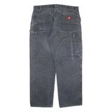 DICKIES Carpenter Workwear Mens Trousers Blue Relaxed Straight W37 L29