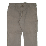 DICKIES Carpenter Workwear Mens Trousers Green Regular Straight W40 L29