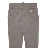 CARHARTT Mens Trousers Grey Relaxed Straight W40 L32