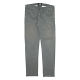 DICKIES Chino Mens Trousers Green Slim Tapered W32 L32