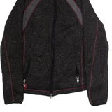 HARLEY DAVIDSON Womens Fleece Jacket Grey Knit L