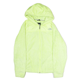 THE NORTH FACE Womens Fleece Jacket Yellow Hooded L