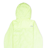 THE NORTH FACE Womens Fleece Jacket Yellow Hooded L