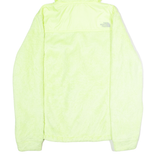 THE NORTH FACE Womens Fleece Jacket Yellow Hooded L