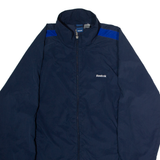 REEBOK Mens Windbreaker Jacket Blue L