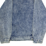 MEI HO Mens Denim Jacket Blue 90s L