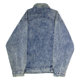 MEI HO Mens Denim Jacket Blue 90s L
