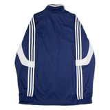 ADIDAS UC Davis Athletics Team Aggie Mens Track Jacket Blue USA Colourblock M