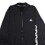 ADIDAS Womens Track Jacket Black L