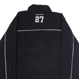 HARROW P Ice Hockey #27 Mens Rain Jacket Black Nylon Colourblock XL