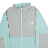 THE NORTH FACE Womens Fleece Jacket Blue Colourblock XL