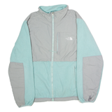 THE NORTH FACE Womens Fleece Jacket Blue Colourblock XL