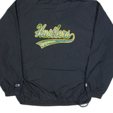 CHAMPION Saskatoon Hustlers Mens Anorak Jacket Black USA Hooded M