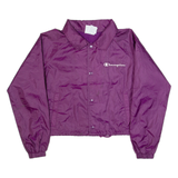 CHAMPION Cropped Womens Coach Jacket Purple S
