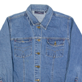 KYOTO KASUALS Womens Denim Jacket Blue 90s L