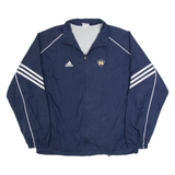 ADIDAS Notre Dame Fighting Irish Mens Track Jacket Blue USA M