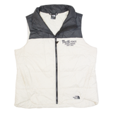 THE NORTH FACE Womens Puffer Gilet White USA L