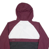 ADIDAS SKATEBOARDING Livermore Fusion Mens Track Jacket Maroon Hooded L