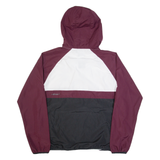 ADIDAS SKATEBOARDING Livermore Fusion Mens Track Jacket Maroon Hooded L