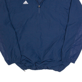 ADIDAS Mens Pullover Jacket Blue L