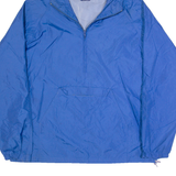 WOOLRICH Mesh Lined Mens Anorak Jacket Blue 90s Hooded M