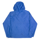 WOOLRICH Mesh Lined Mens Anorak Jacket Blue 90s Hooded M