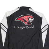 ADIDAS Cougar Band Mesh Lined Mens Track Jacket Black USA S