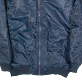 MAXIMO'S Mens Flight Jacket Blue M