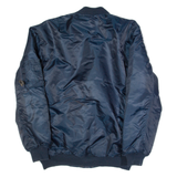 MAXIMO'S Mens Flight Jacket Blue M