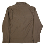 NAUTICA Fleece Lined Mens Jacket Brown L