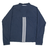ADIDAS Womens Track Jacket Blue UK 14