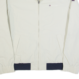 TOMMY HILFIGER Mens Bomber Jacket Cream S