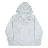FILA SPORT Womens Rain Jacket Silver Hooded XL
