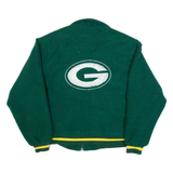 PRO ELITE Green Bay Packers Mens Fleece Jacket Green 90s USA L